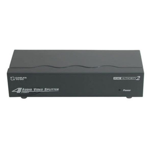 C2G 4-Port UXGA Monitor Splitter/Extender with Audio VGA