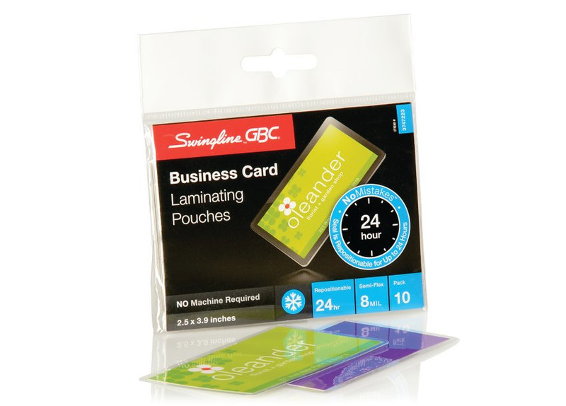 Swingline SelfSeal NoMistakes 10pc(s) laminator pouch