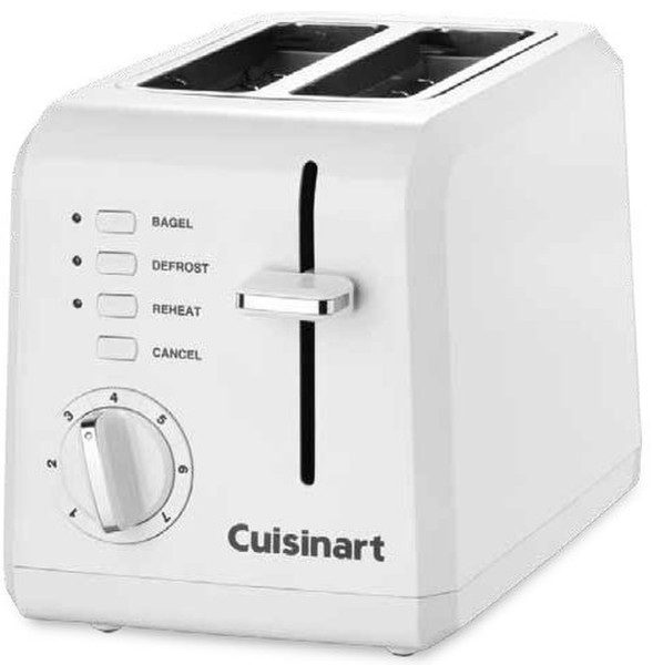 Cuisinart CPT-122 2Scheibe(n) Weiß Toaster