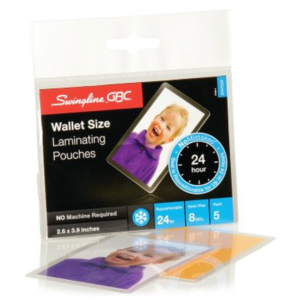 Swingline SelfSeal NoMistakes 5pc(s) laminator pouch