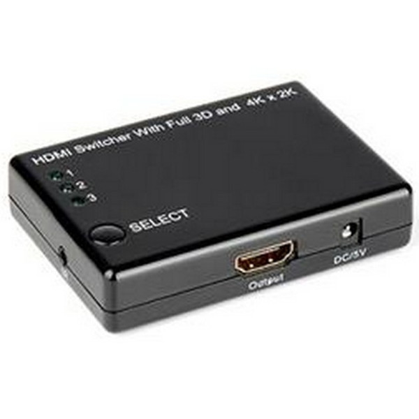 Techly Switch with Remote Control 3 input 1 output HDMI IDATA HDMI-31U