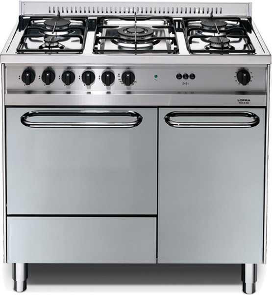 Lofra X95G/C Freestanding Gas hob Stainless steel