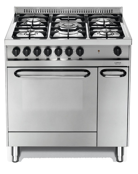 Lofra XR96GV/C Freestanding Gas hob Stainless steel