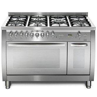 Lofra CSD126GV+E/2Ci Freistehend Gas hob A-15% Edelstahl