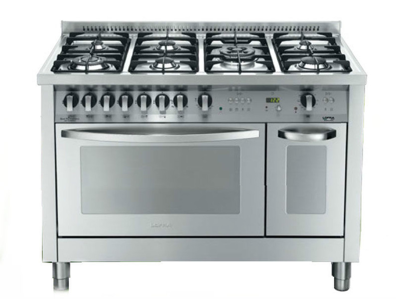 Lofra PD126GV+E/2Ci Freistehend Gas hob A-15% Edelstahl