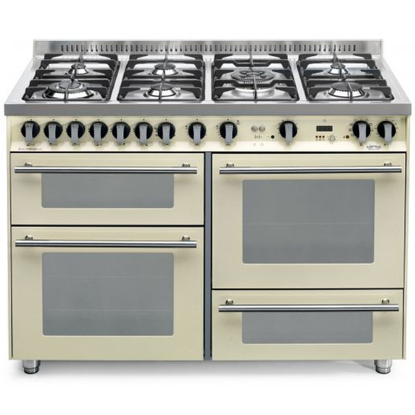 Lofra PBI126SMFE+MF/2CI Отдельностоящий Gas hob A-15% Бежевый