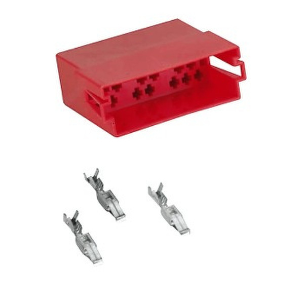 Hama Assembly Set / Mini ISO socket mini-ISO Red,Silver wire connector