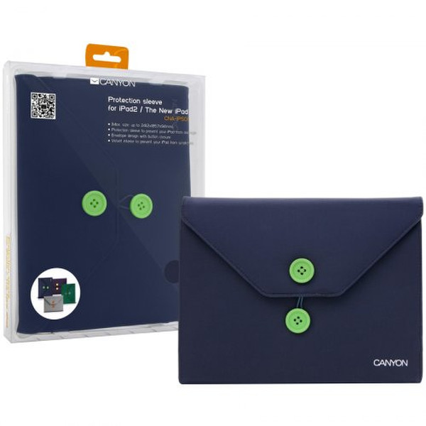 Prestigio CNA-IPS01BL 9.7Zoll Sleeve case Blau Tablet-Schutzhülle