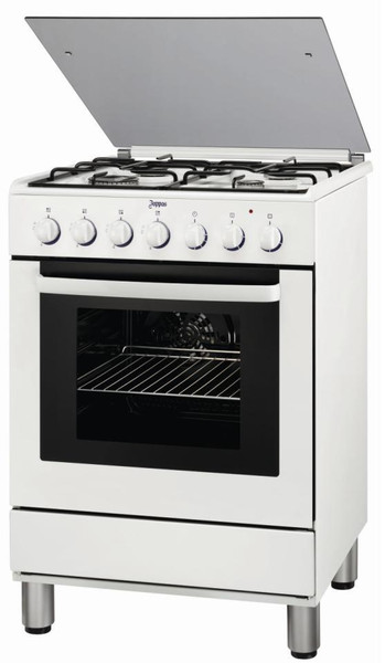Zoppas PCG661MW Freistehend Gas hob A Weiß