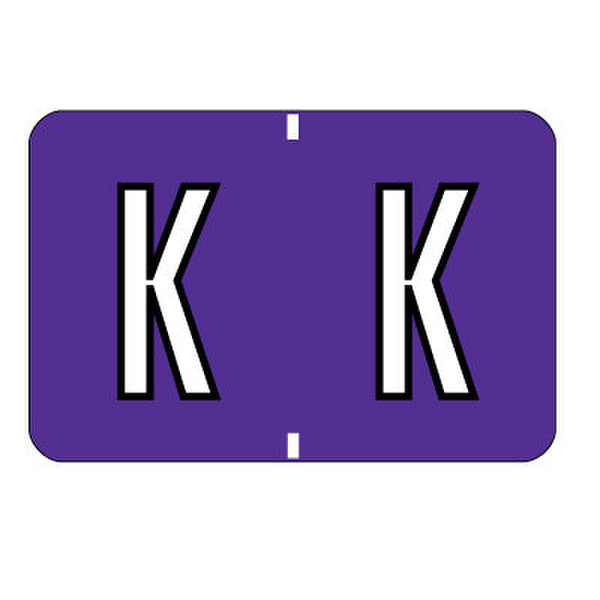 Smead Barkley Color Coded Labels K - Purple 500pc(s) self-adhesive label