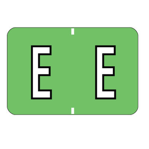 Smead Barkley Color Coded Labels E - Green Зеленый 500шт самоклеящийся ярлык