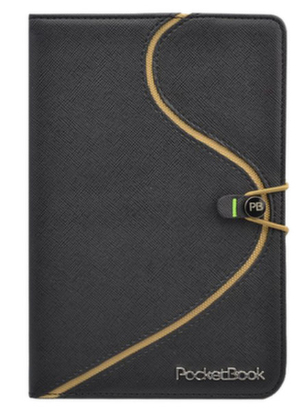 Vivacase Viva S-style обложка для PocketBook Touch 622, Black Beige Фолио Бежевый