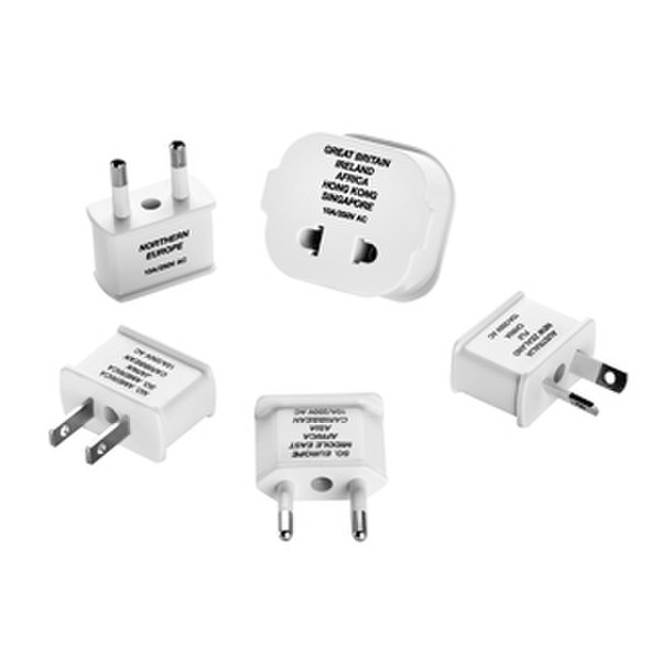 Conair Travel Smart Universal Universal White power plug adapter