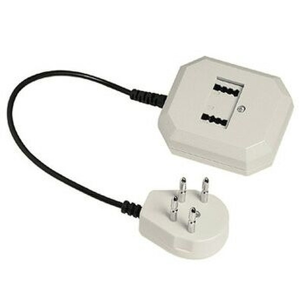 Hama Telephone Adapter Netherlands - TAE-NF Telephone Socket 0.15м Черный телефонный кабель