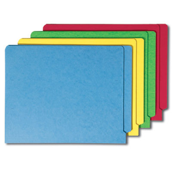 Smead Colored Folders Shelf-Master® Reinforced Tab Letter - Assorted Kunststoff Aktendeckel