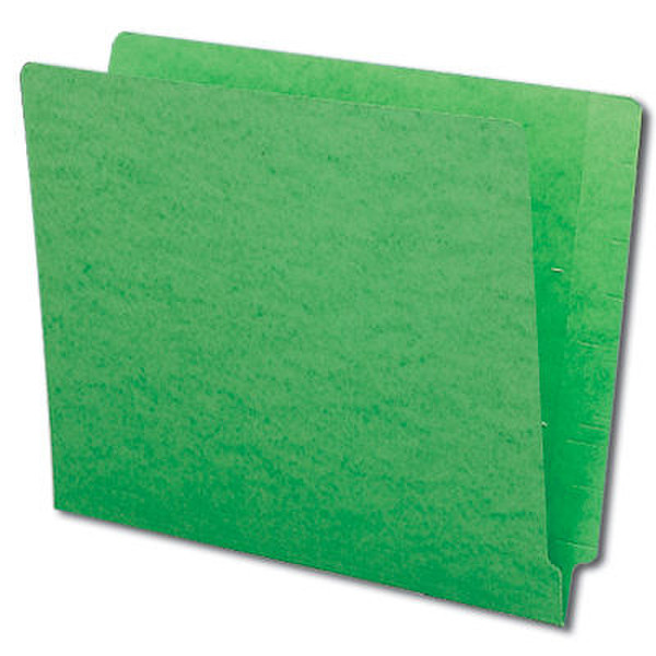 Smead Colored Folders Shelf-Master® Reinforced Tab Letter - Green Plastic Green folder