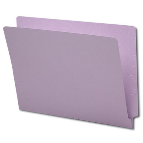 Smead Colored Folders Shelf-Master® Reinforced Tab Letter - Lavender Plastic folder