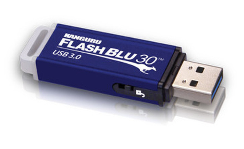 Kanguru ALK-FB30-32G 32ГБ USB 3.0 (3.1 Gen 1) Тип -A Синий USB флеш накопитель