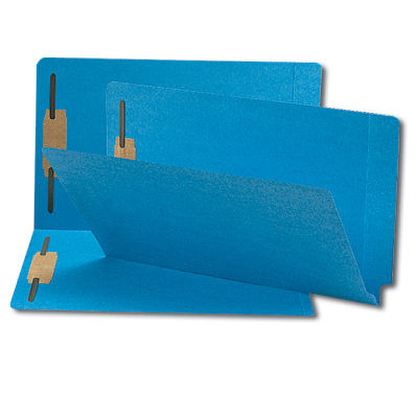 Smead Colored Fastener Folders Shelf-Master Legal Blue Blau Aktendeckel