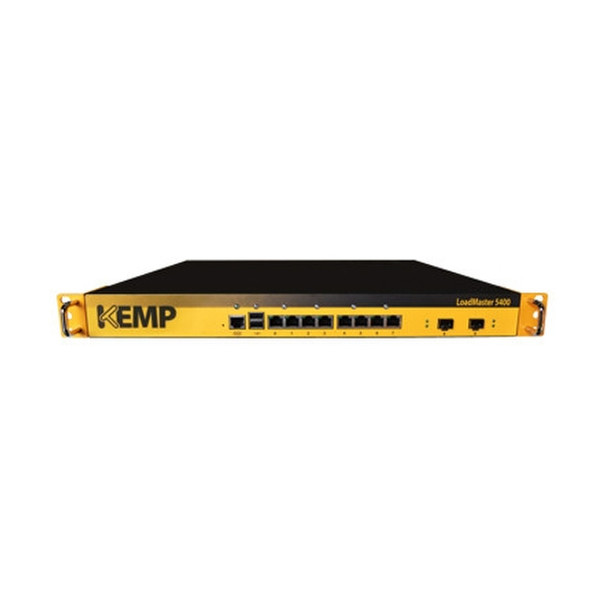KEMP Technologies LM-5400 Managed L4/L7 Gigabit Ethernet (10/100/1000) 1U Black,Yellow network switch