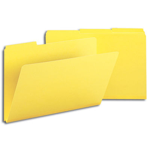 Smead Colored Pressboard Folders Legal Yellow Желтый папка