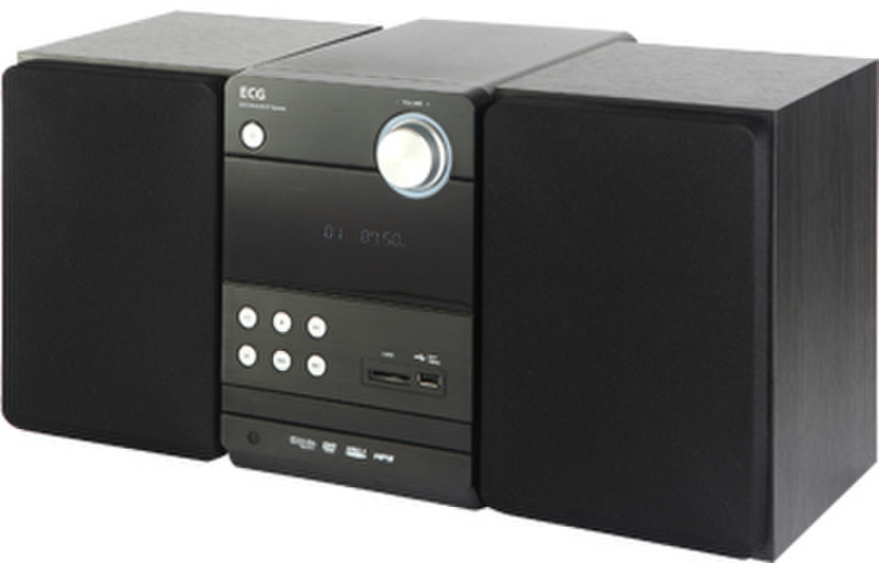 ECG XENON D 1010 HD Micro-Set 50W Schwarz Home-Stereoanlage