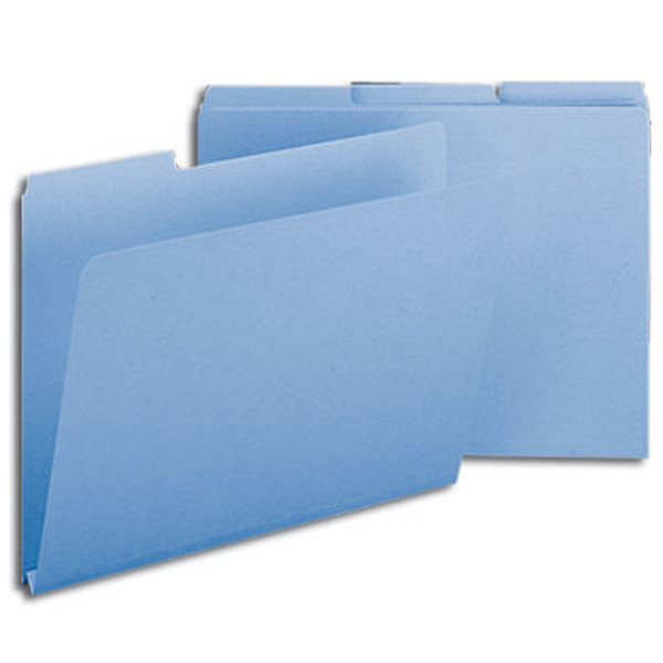 Smead Colored Pressboard Folders Letter Blue Blau Aktendeckel