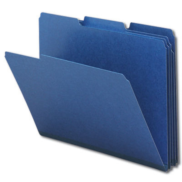 Smead Colored Pressboard Folders Letter Dark Blue Blau Aktendeckel