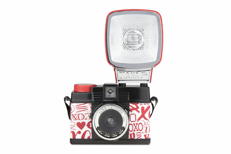 Lomography Diana Mini Compact film camera 35 mm Schwarz, Rot, Weiß