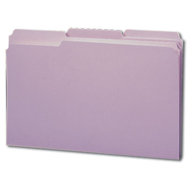 Smead Colored Folders Reinforced Tab Legal Lavender Plastic folder