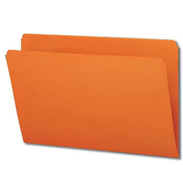 Smead Colored Folders Straight Cut Tab Legal Orange Orange folder