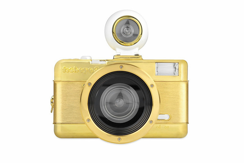 Lomography Fisheye 2 Compact film camera 35 mm Gold