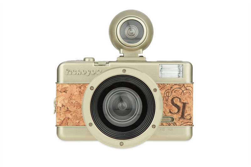 Lomography Fisheye No. 2 Compact film camera 35 mm Бежевый, Деревянный