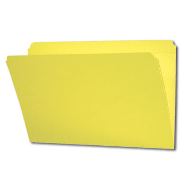 Smead Colored Folders Straight Cut Tab Legal Yellow Gelb Aktendeckel