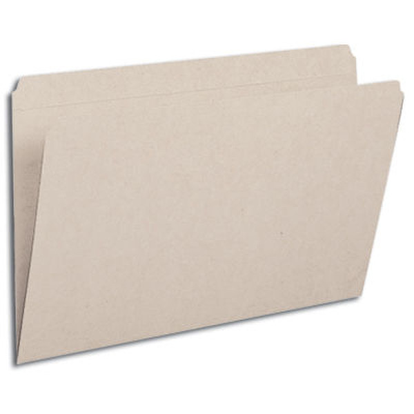 Smead Colored Folders Straight Cut Tab Legal Gray Grey folder