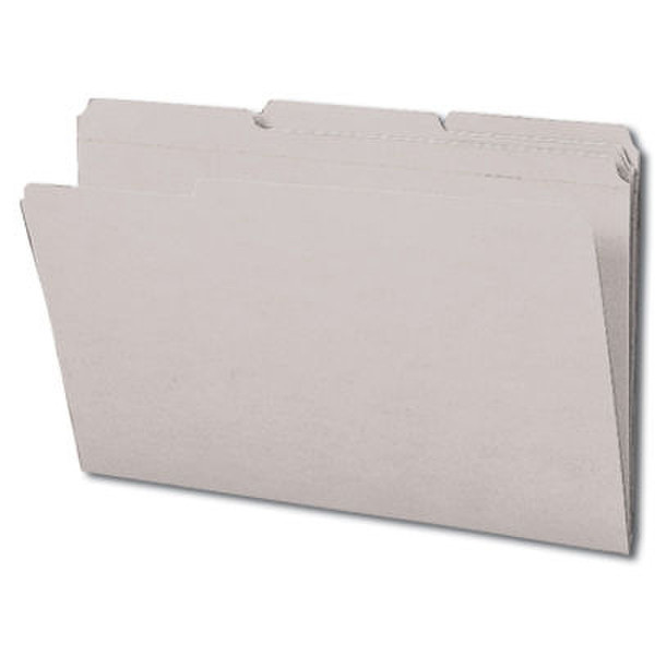 Smead Colored Folders Reinforced Tab Legal Gray Plastic Grey folder