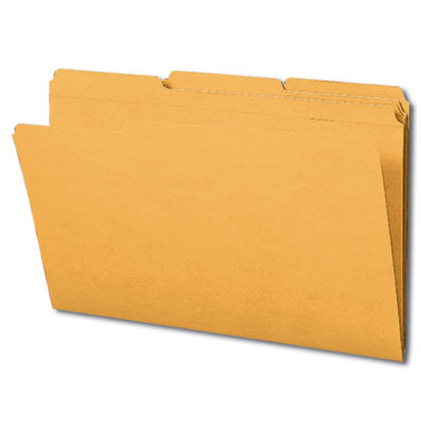 Smead Colored Folders Reinforced Tab Legal Goldenrod Пластик папка