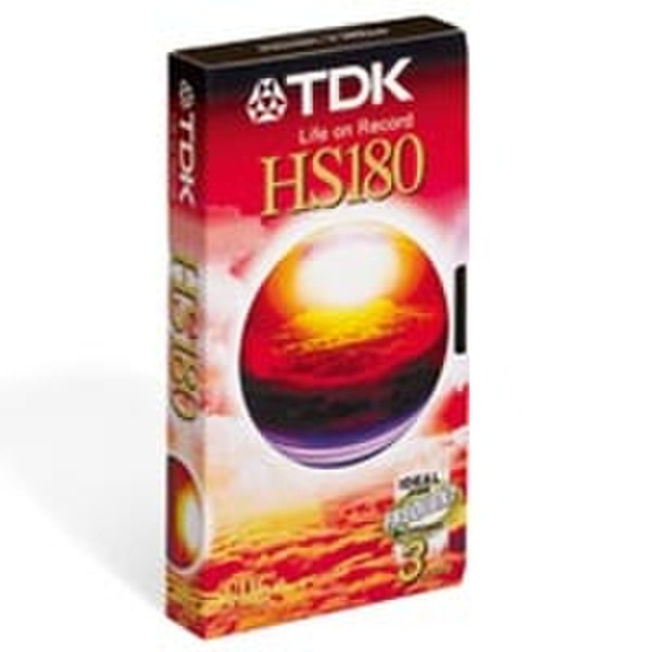 TDK HS 180 Video сassette 180min 1Stück(e)