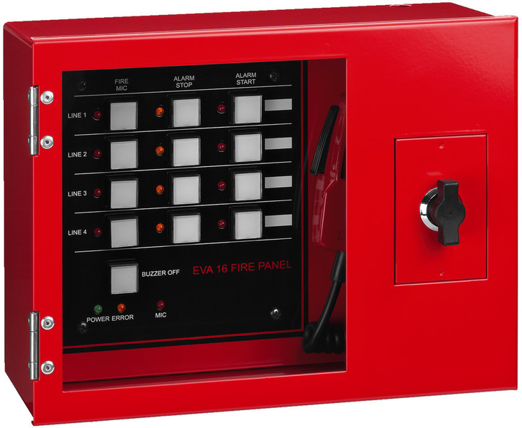Monacor EVA-16FP Stage/performance microphone Black,Red