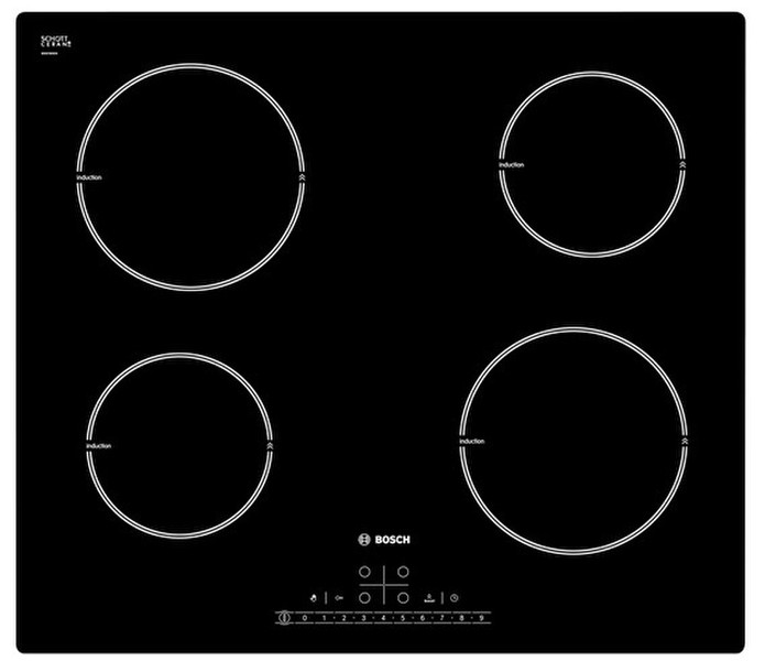 Bosch PIA611F18E built-in Induction Black hob