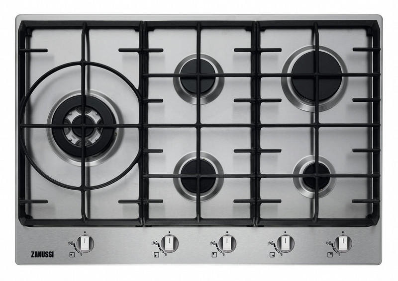 Zanussi ZGG76534XA built-in Gas Stainless steel