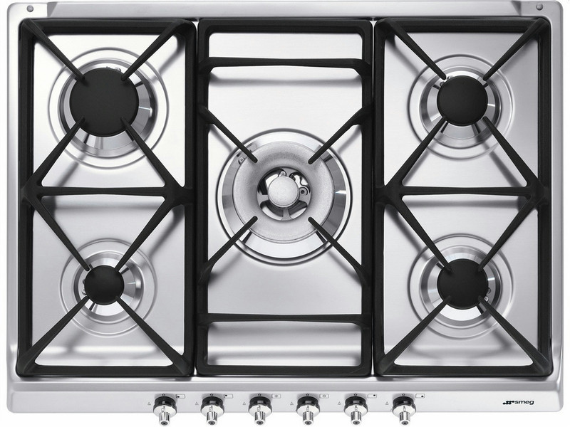 Smeg SDR70XG5 built-in Gas Stainless steel hob