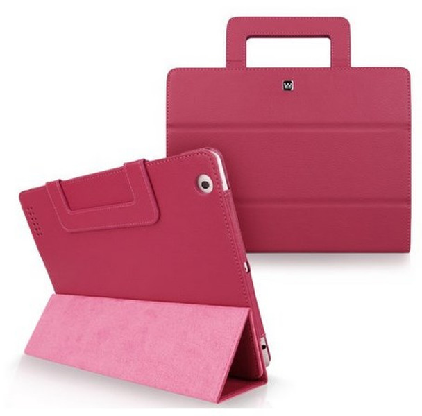 CaseCrown CC-IPADN-WEN-HNDL-HP 9.7Zoll Blatt Pink Tablet-Schutzhülle