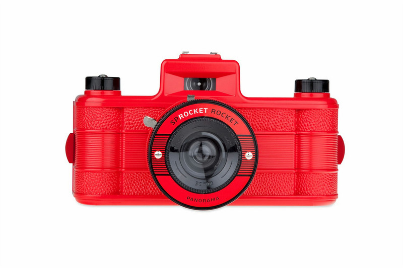 Lomography Sprocket Rocket SUPERPOP! Compact film camera 35 mm Red