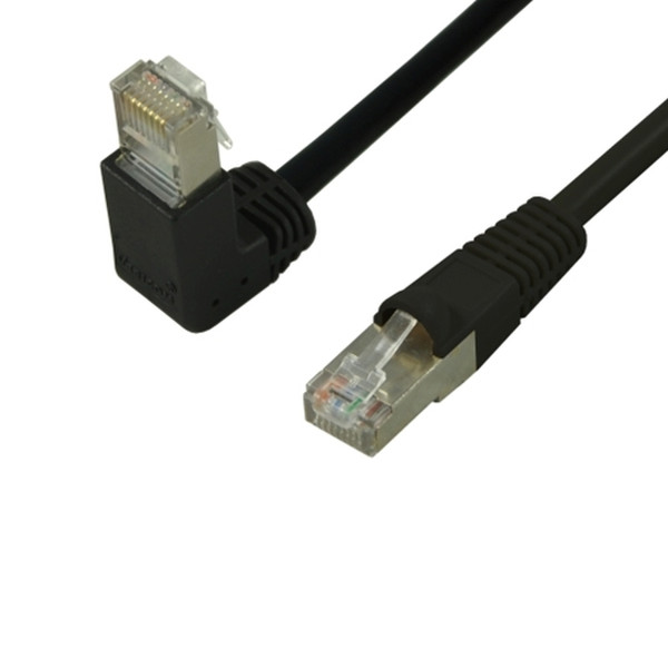 Vericom XPC5U-00328 4.5м Cat5e U/UTP (UTP) Черный сетевой кабель