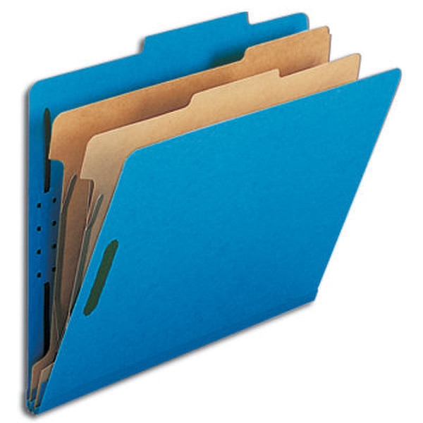 Smead Classification Folders Letter 6-Section Dark Blue (10) Kunststoff Blau Aktendeckel