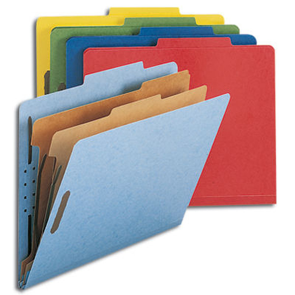 Smead Classification Folders Letter 6-Section Assorted (10) Paper folder