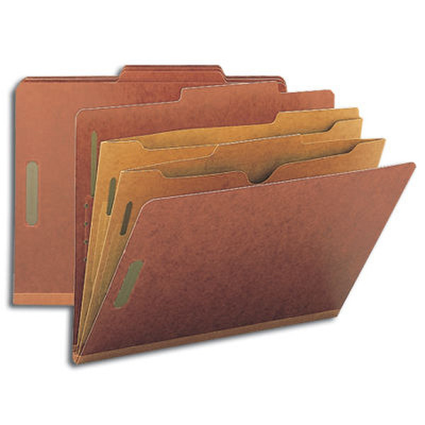 Smead Classification Folders, Pocket Style Divider Red Rot Aktendeckel