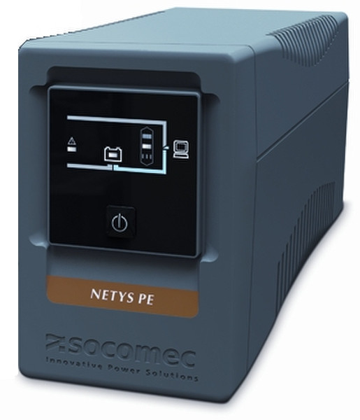 Socomec NETYS PE 850VA 850VA 4AC outlet(s) Mini tower Grey uninterruptible power supply (UPS)