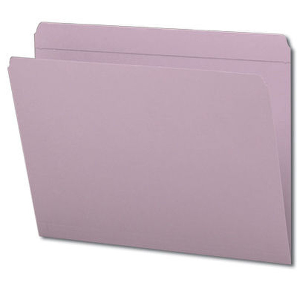 Smead Colored Folders Straight Cut Tab Letter Lavender папка